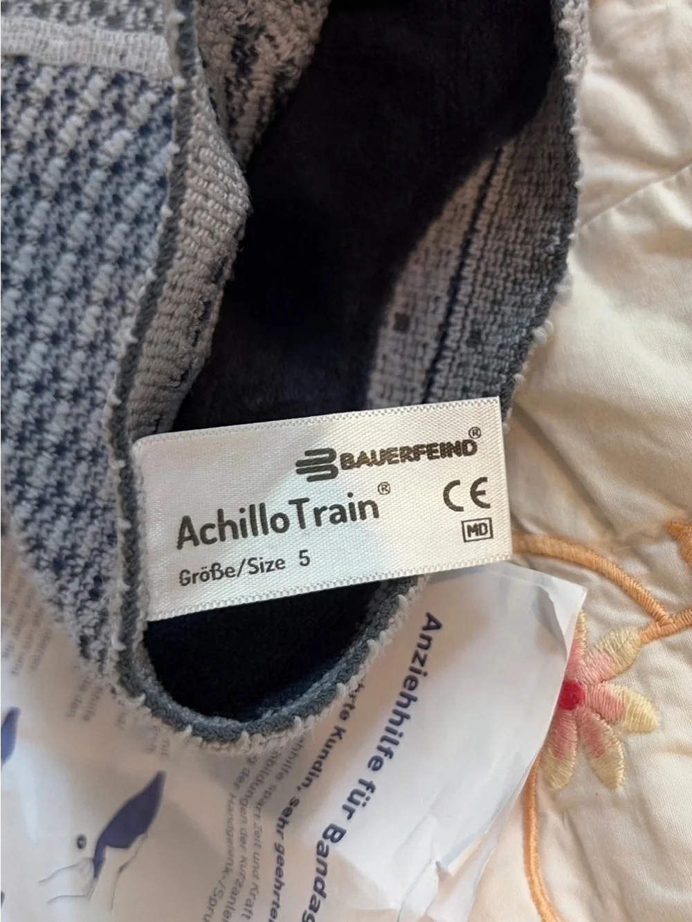 Bauerfeind Achillotrain Achilles Tendon Support Size 5